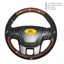 Load image into Gallery viewer, Car Steering Wheel Cover for Ford Ranger Everest 2016-2020
