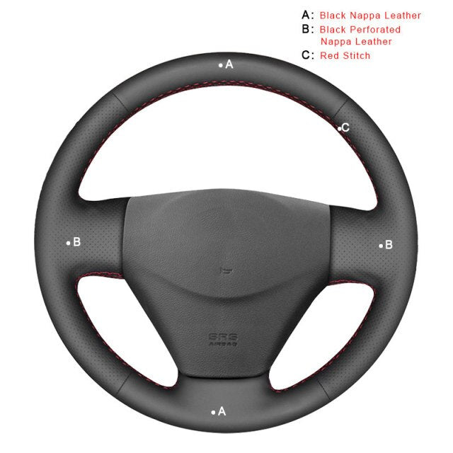 Car Steering Wheel Cover for Hyundai Getz (Facelift) 2005-2011 Accent 2006-2011 Kia Rio Rio5