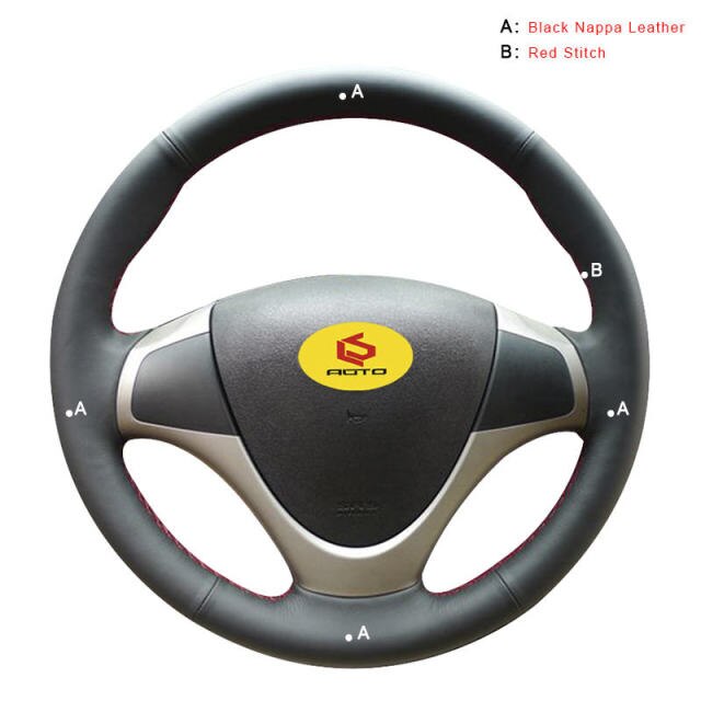 Car Braid On The Steering Wheel Cover for Hyundai i30 2009 2010 2011 Elantra Touring 2010-2012